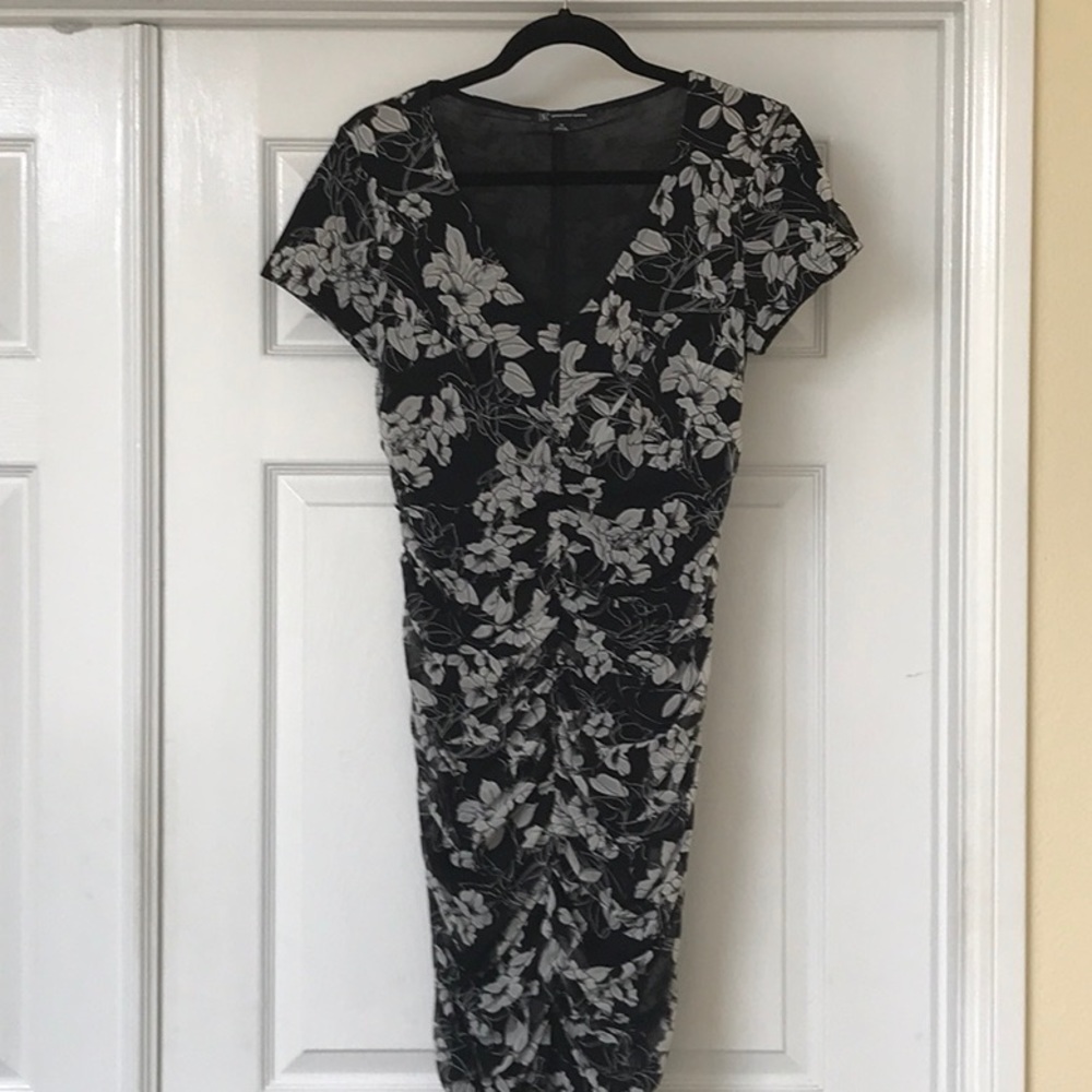 INC Medium Black & White dress